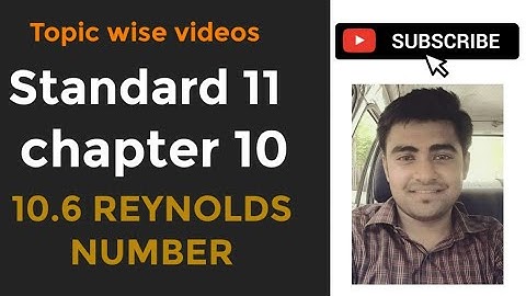 NCERT Physics class 11 chapter 10 10.6 REYNOLDS NUMBER #physicsuniversewithjaiminshah