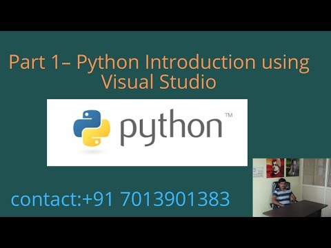 Part 1 - Python Introduction using Visual Studio