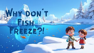 Why Fish Don’t Freeze in Winter 🧊 | Frozen Lakes & River Ice Dangers