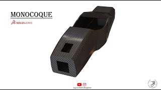 SolidWorks - Formula Student prototype monocoque 🏎️