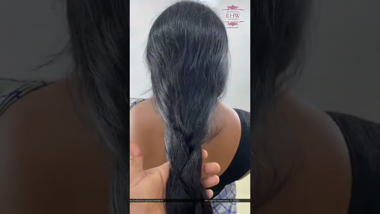 Long Thick & Heavy Braid Bumping Impact Over Body-Slow Motion | Hair Braid Bumping Impact Over Body