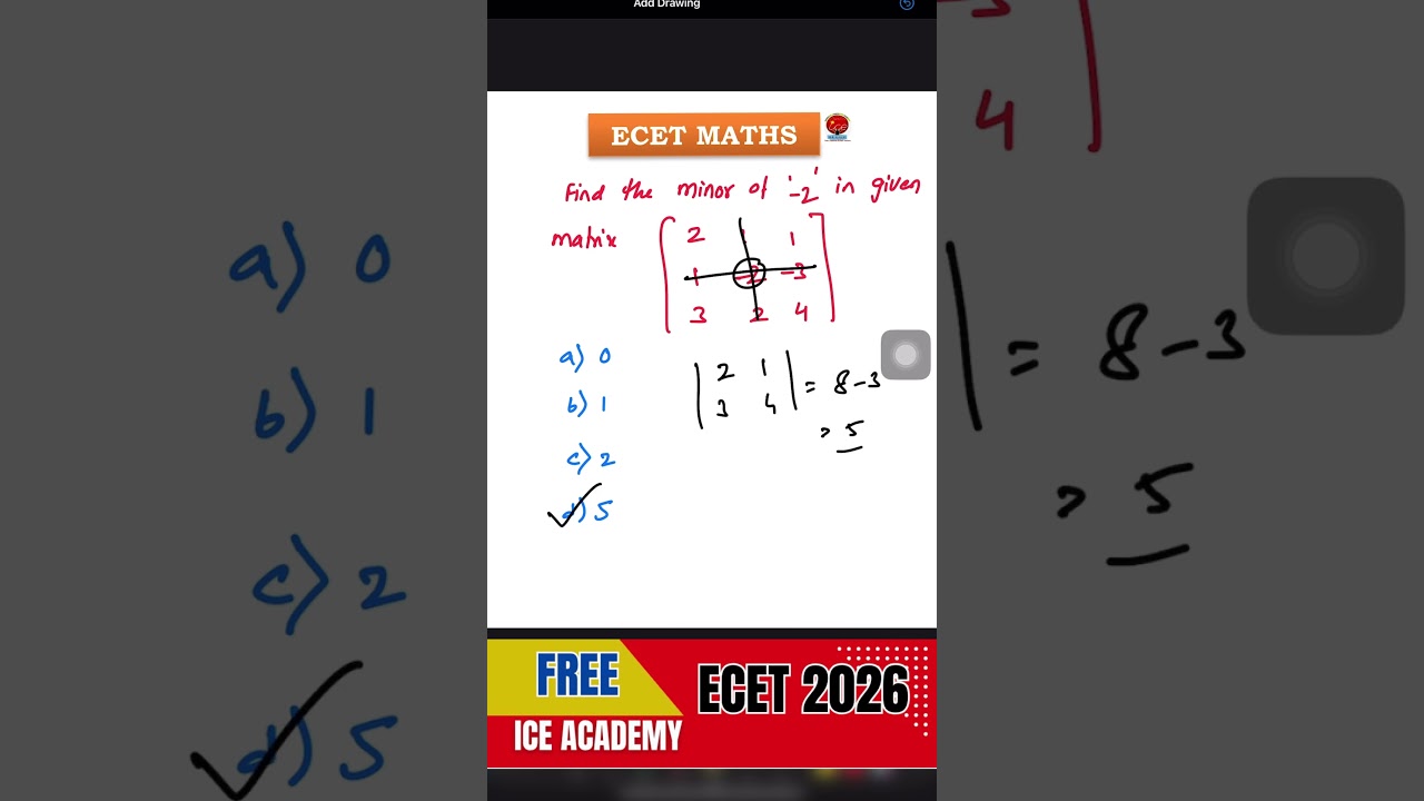 FREE ECET 2026 Maths Classes 🚀 | Score High with Smart Tricks | Q-12  Fully Explained!