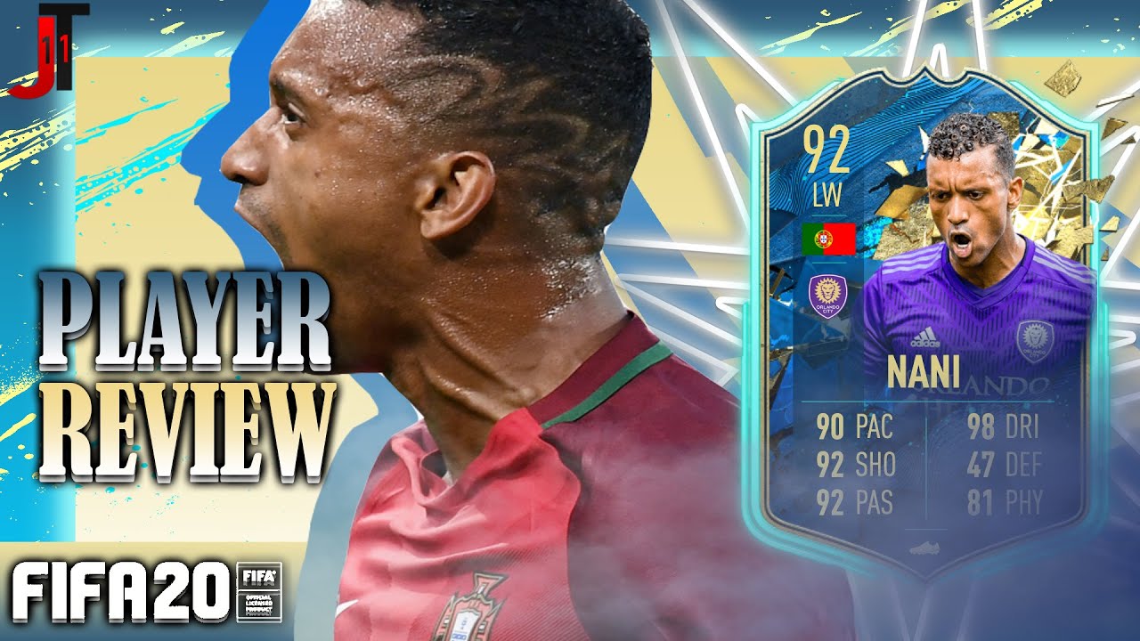 FIFA 20 TOTSSF NANI 92 PLAYER REVIEW