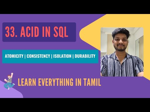 33. ACID Properties in SQL Tamil | Database Transactions Explained with Real-Time Examples