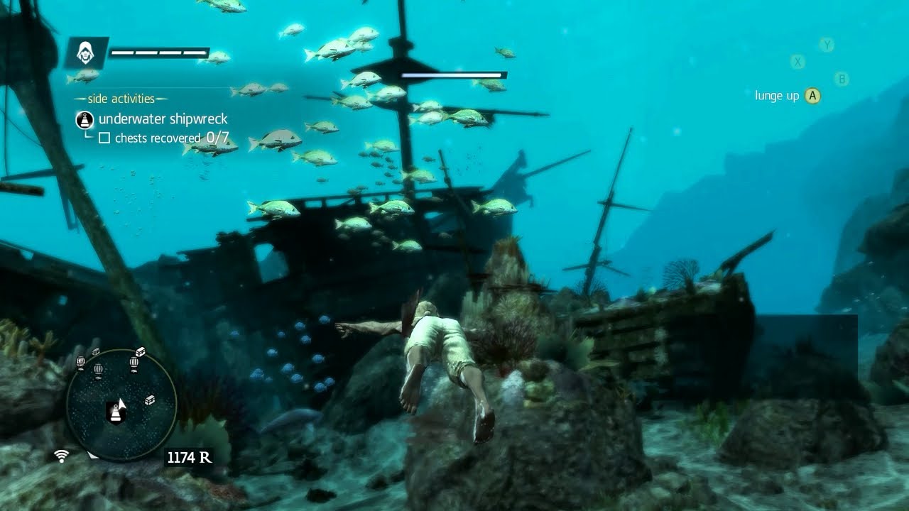 Assassin Creed 4 Pirate Ship Battle Underwater Msi Notebook