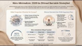 Nöro Minimalizm Ile Zihinsel Berraklık