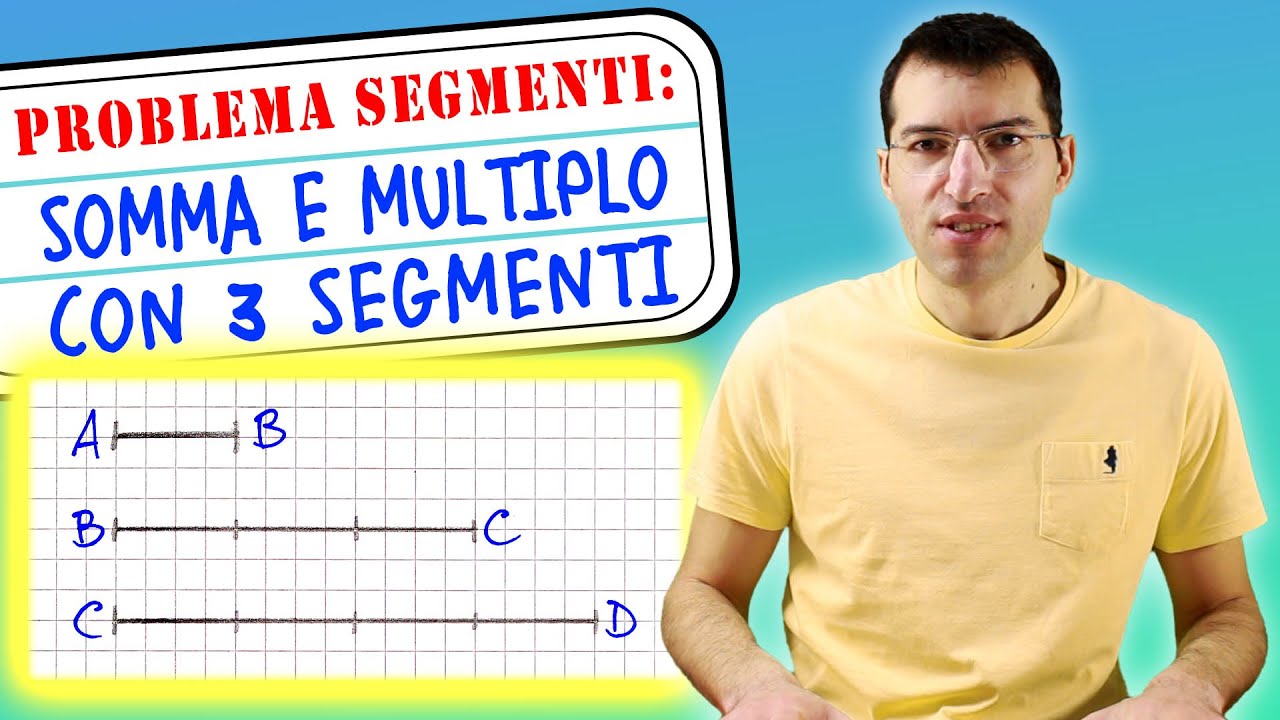 Problema con tre segmenti conosciamo la somma e i multipli 1ª, 2ª e 3ª Media [Tutorial Problema con tre segmenti conosciamo la somma e i multipli 1ª, 2ª e 3ª Media [Tutorial