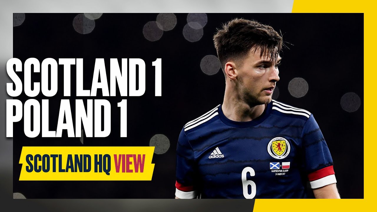 Kieran Tierney scores his first Scotland goal | Scotland 1-1 Poland | 