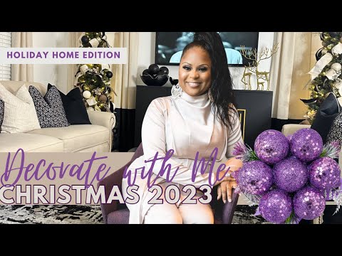 HOW TO DECORATE TWO CHRISTMAS TREES IN ONE HOUR| LIVING LUXURIOUSLY FOR LESS| CHRISTMAS 2023