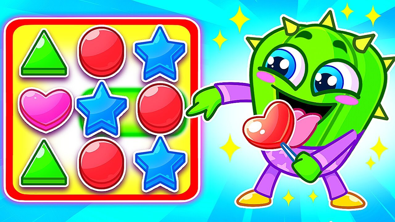 Colorful Lollipop 🍭 So Many Colors and Shapes || Learn Colors and Shapes with Pit & Penny 🥑