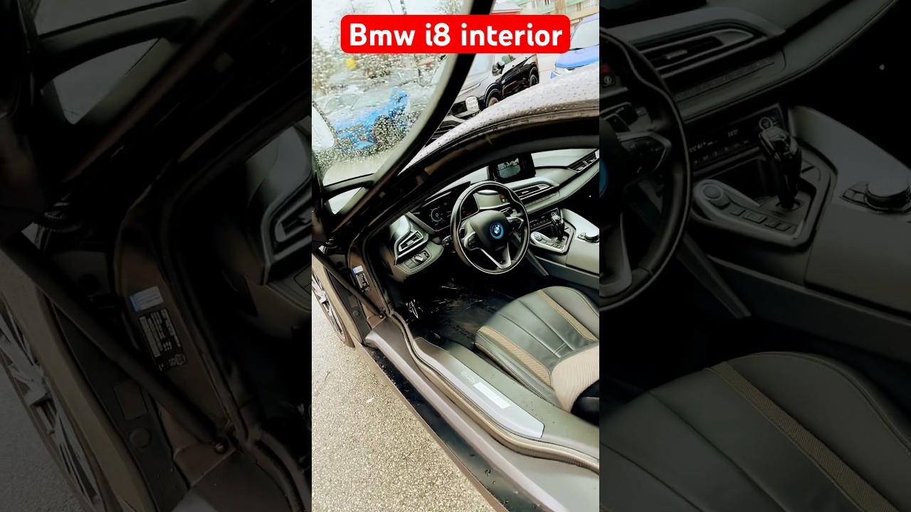 Interior - BMW i8 luxury plug in hybrid 