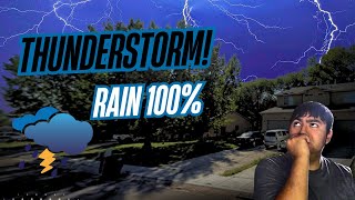 Insane Severe Thunderstorm In Vernal Utah (HAILING!)