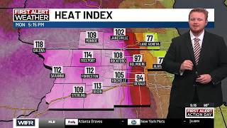 Warm and active end to our Monday with pleasant weather Tuesday