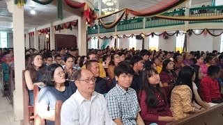 Download Lagu Saat ini Sedang Berlangsung Perayaan Natal di Gereja Ayam di Laguboti MP3