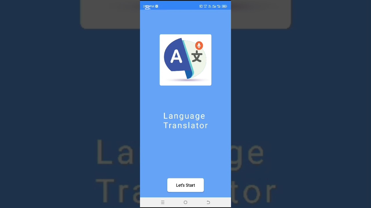 Foreground Service permission in Translator Master app