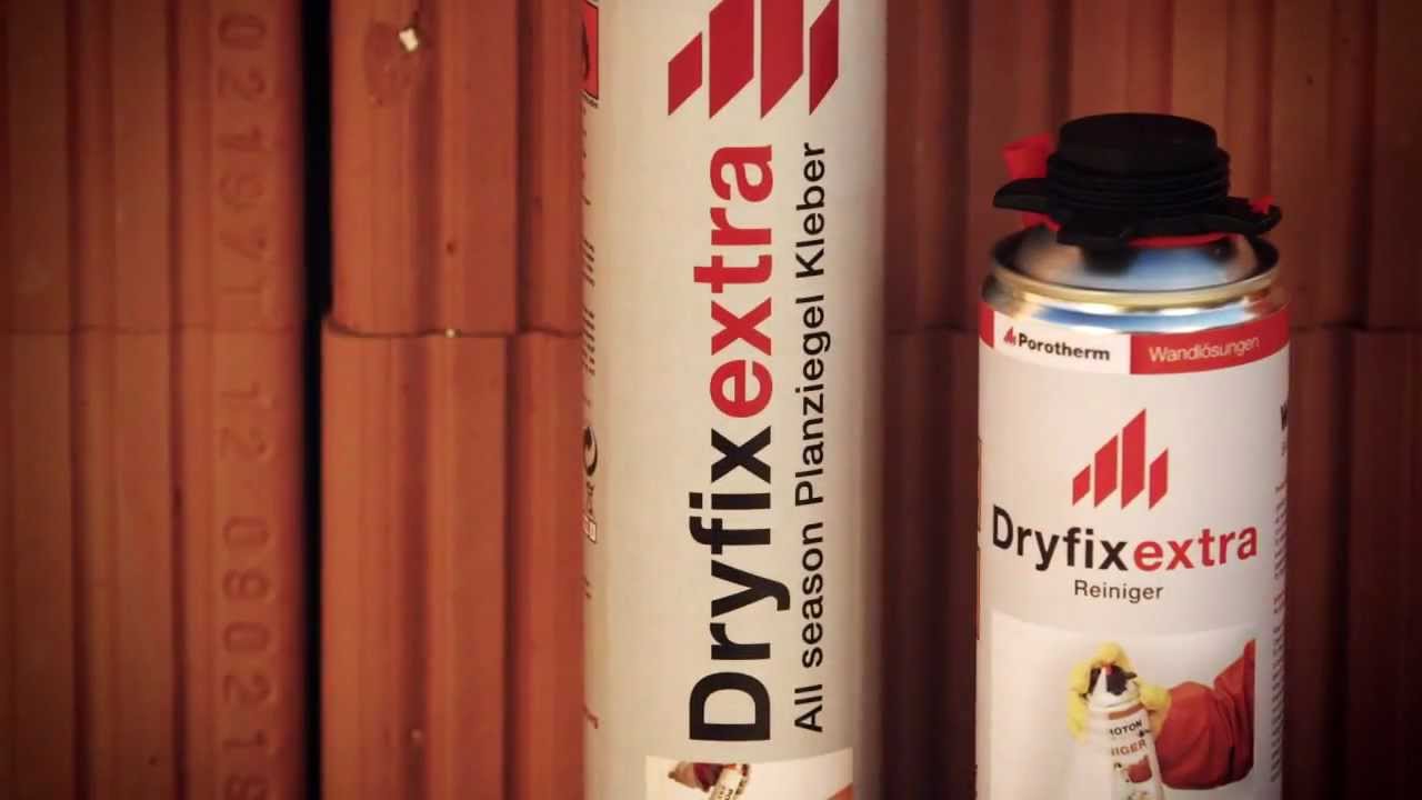 Wienerberger Dryfix extra Planziegelkleber YouTube