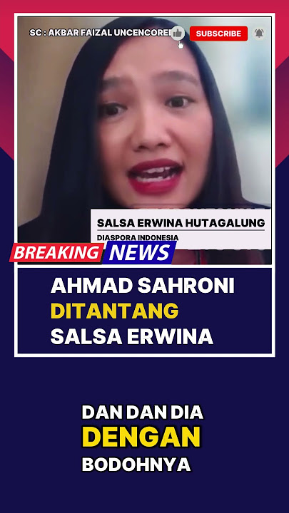 sahroni sudah main ancam ancam