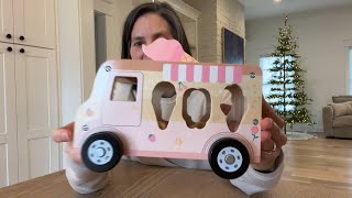 (Review) Such a cute wooden shape sorting toy for small children! I