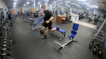 DB Ipsilateral Bulgarian Split Squat