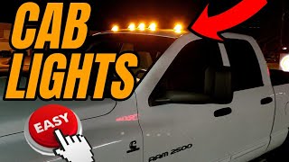 How To Install Cab Lights On Your Dodge Ram 1500/2500/3500