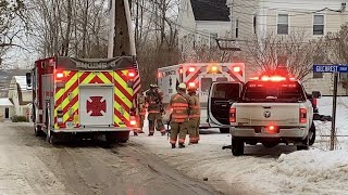 *FULL HOUSE RESPONSE!* - Thomaston, ME Engine 3, Ladder 2, Engine 4 & Ambulance Responding