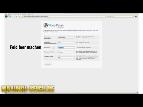 Wordpress lokal installieren (mit XAMPP)