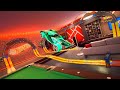 Hot Wheels Unleashed Acceleracers RD-02 Epic Stunt Jump Playground