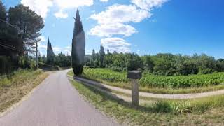 Provence Countryside bicycling 360 video