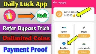Daily luck app script | Daily luck app hack | Daily luck app unlimited coins adder script | #SK screenshot 5