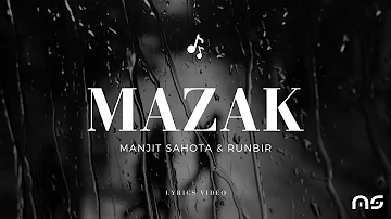 Mere Surme Da ( Mazaak ) _ Manjit Sahota _ Runbir _ Lyrics _ Punjabi Status _ Instareels @modshot