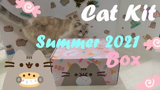 Pusheen Cat Kit Summer 2021 Box! Unboxing with our Cat!