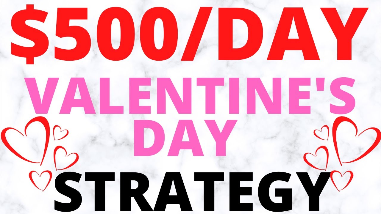 How To Make $500 Per Day With Print On Demand on Valentine's Day (No ...