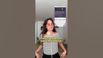 ChatGPT prompt that feels illegal to know 🤫 #ai #chatgpt #contentcreator #ideas #script