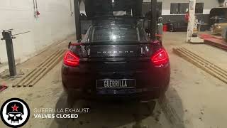 Porsche Cayman GT4 with Guerrilla Exhaust | Extremely Loud!