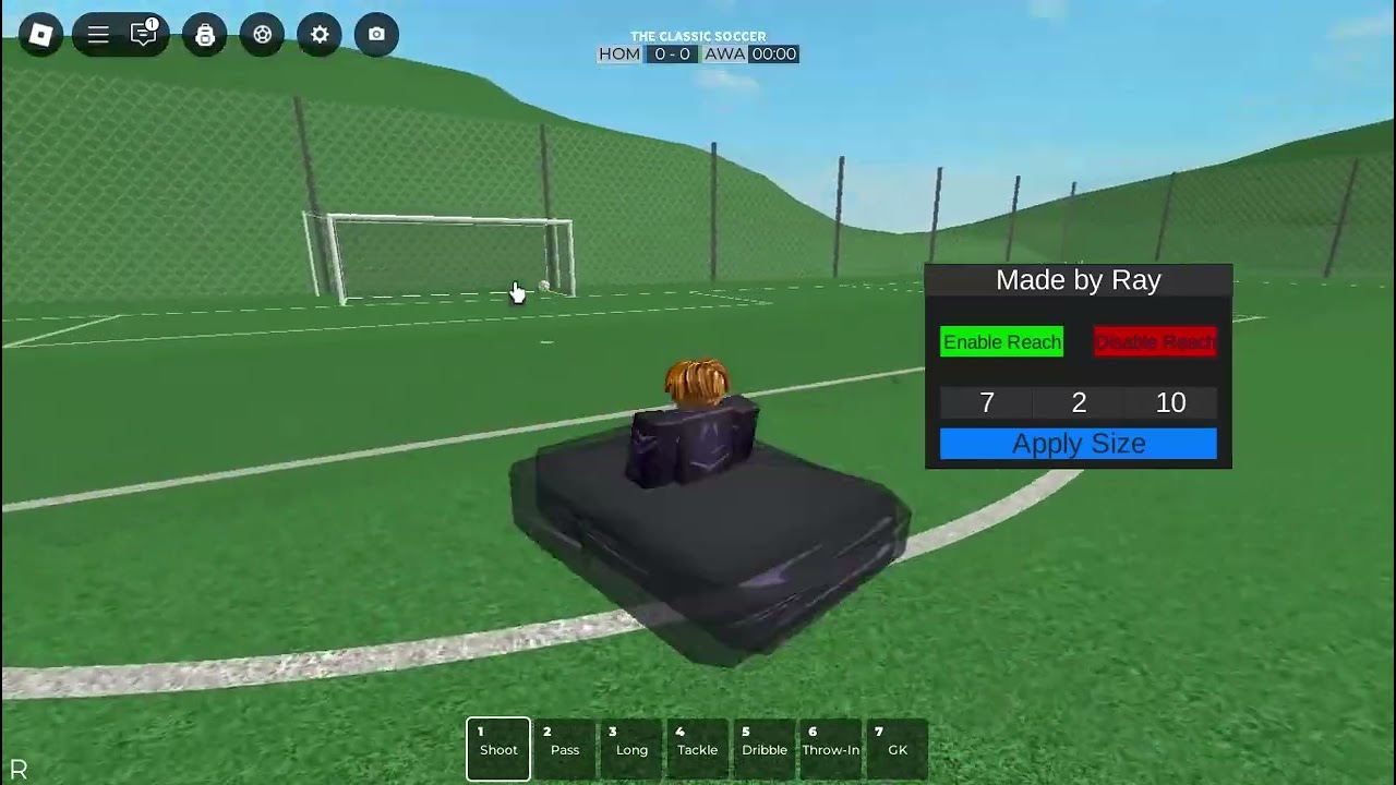 Roblox The Classic Soccer reach Script