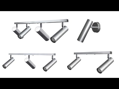 Серия светильников с поворотным плафоном на планке NL 1750 CR MSK Electric