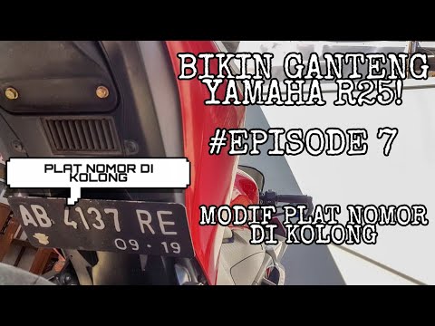 #vlog-10-:-modif-r25!-|-tutorial-pasang-plat-nomor-di-kolong-fender-|-yamaha-r25-2014-indonesia