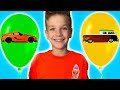 Mark Play and Learn cars with Rainbow Balloons