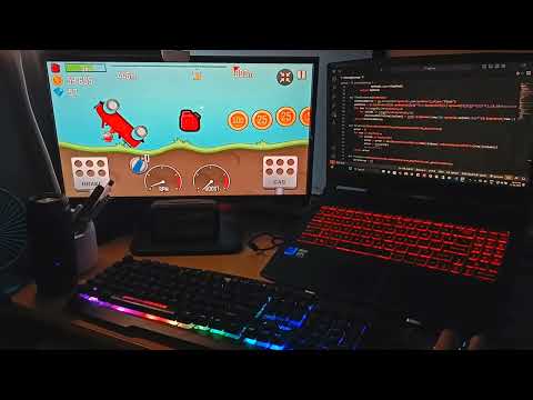 Hill Climb Racing || Hand Gesture Controlled (OpenCV)