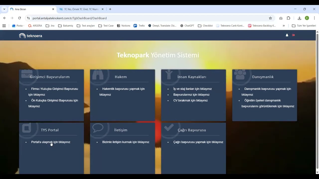 Teknokent Portal Eğitimi ve Elektronik Belge Yönetim Sistemi Eğitimi