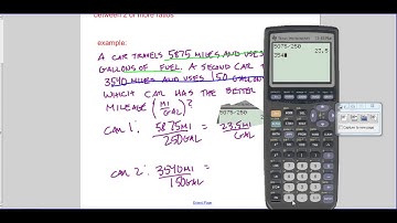 Finding and Comparing Unit Rates