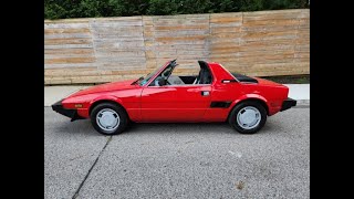 September 2024 Lot No.37 | 1986 Fiat Bertone X1/9 | FOR SALE auction ending 09.29.24 5p CST