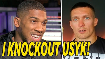 WOW! Anthony Joshua WILL DESTROY Usyk in REVENGE! Joshua GIVE TOUGH PREDICTION for FIGHT with Usyk!