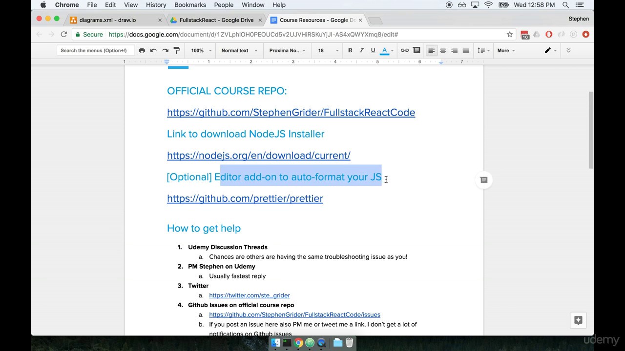 Node & React Fullstack Web Development | 01 Course Overview | 003 ...