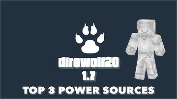 FTB Direwolf20 1.7.10 | Top 3 Energy Sources
