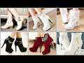 women lace flora mesh ankle boots kitten mid heels party dress pumps shoes collection2024