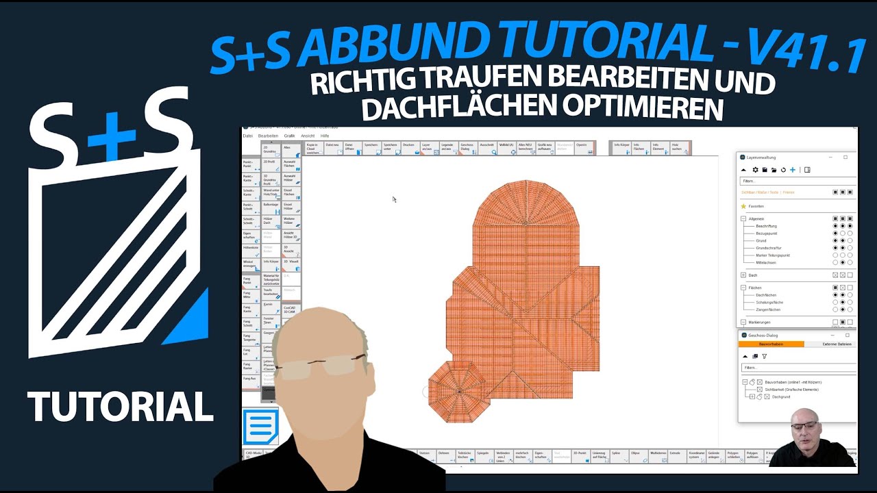 S+S Online-Messe: Richtig Traufen bearbeiten und Dachflächen optimieren im ABBUND