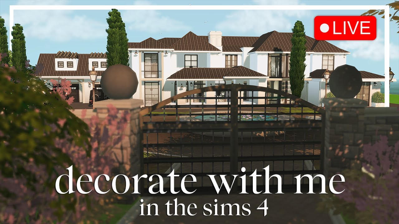 My Dream Home (Final Touches) - Decorate With Me | The Sims 4 ...