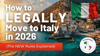 Move to Italy in 2026 (Your LEGAL Options Explained)
