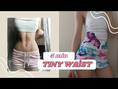 15 Günde İncecik Bir Bel | 5 Dakikalık Egzersiz Rutini #quarantineworkout #tinywaist